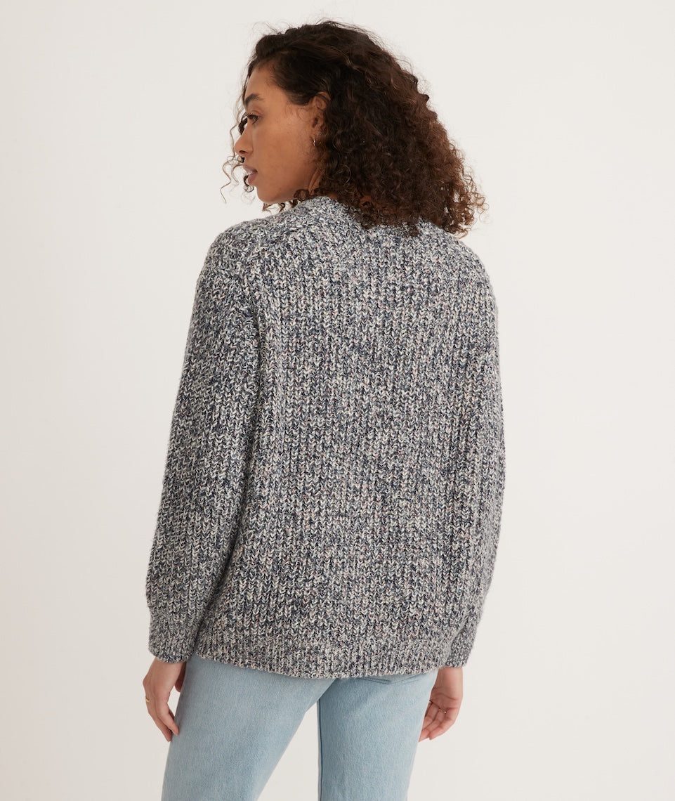 Blue oversized new arrivals sweater