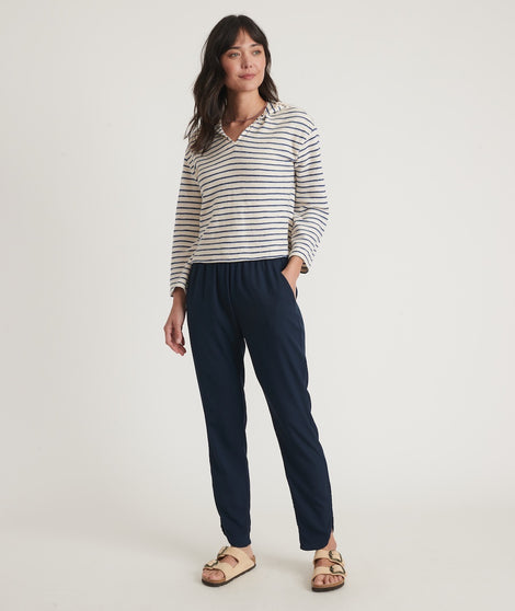 Re-Spun Tall and Petite Allison Pant in Navy