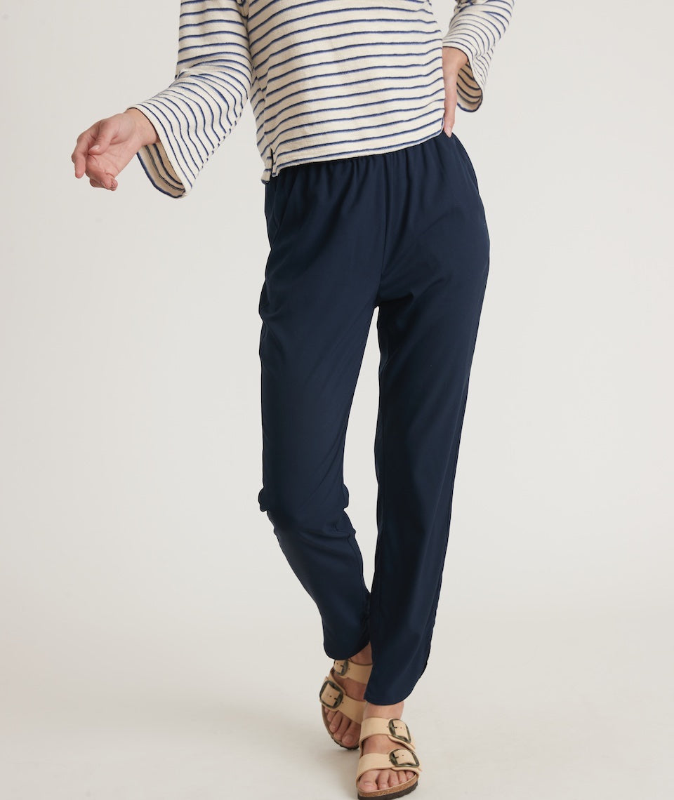 Re-Spun Tall and Petite Allison Pant in Navy – Marine Layer