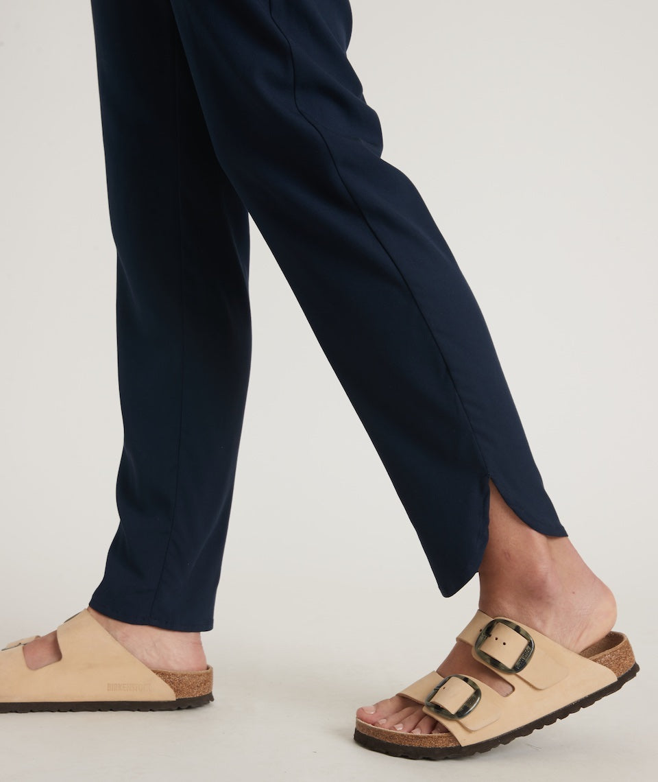 Re-Spun Tall and Petite – Layer in Navy Pant Allison Marine