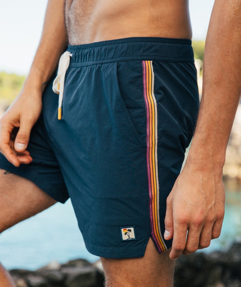 5" Swim Trunk in Mood Indigo