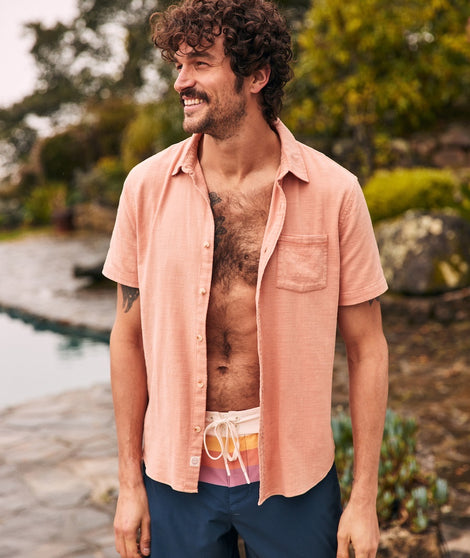 Stretch Selvage Shirt in Canyon Sunset