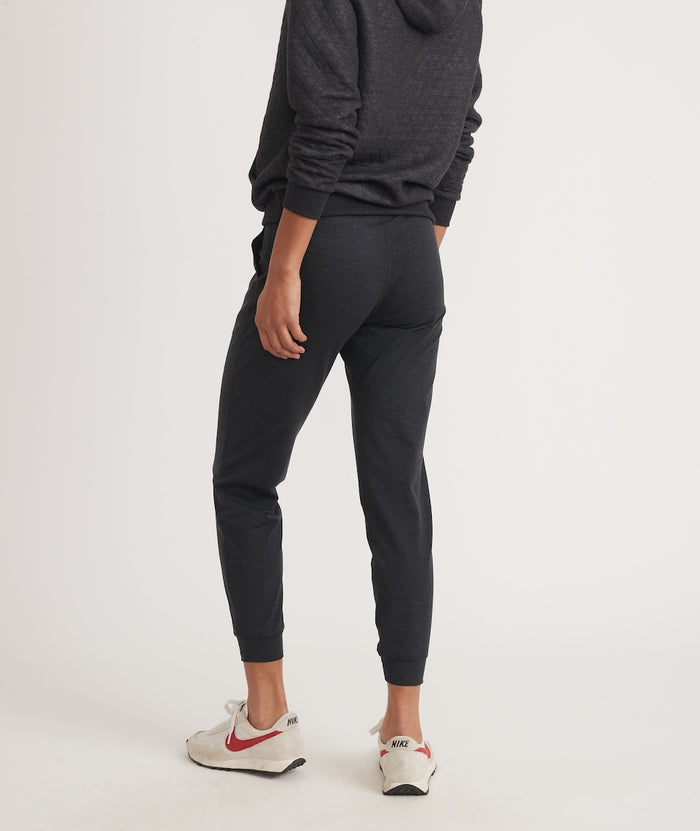 Reese Sport Jogger in Jet Black Heather – Marine Layer