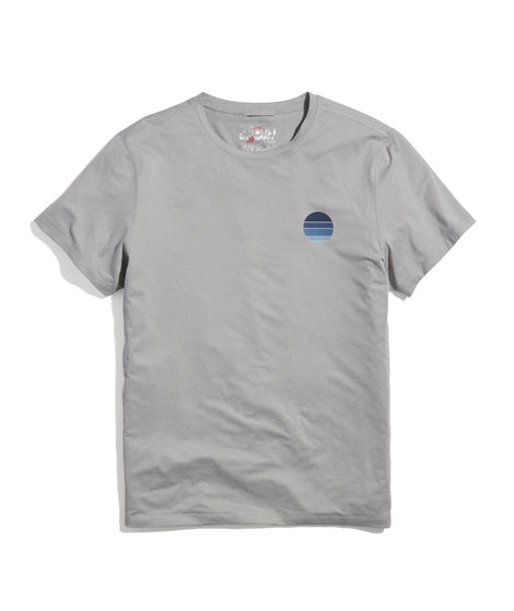 Sport Crew Graphic Tee in Alloy