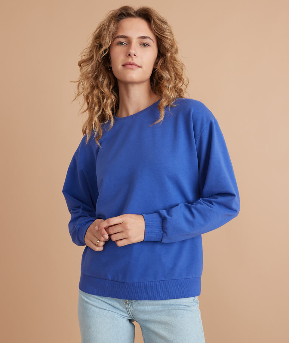 Sundown Oversized Sweatshirt in Spectrum Blue