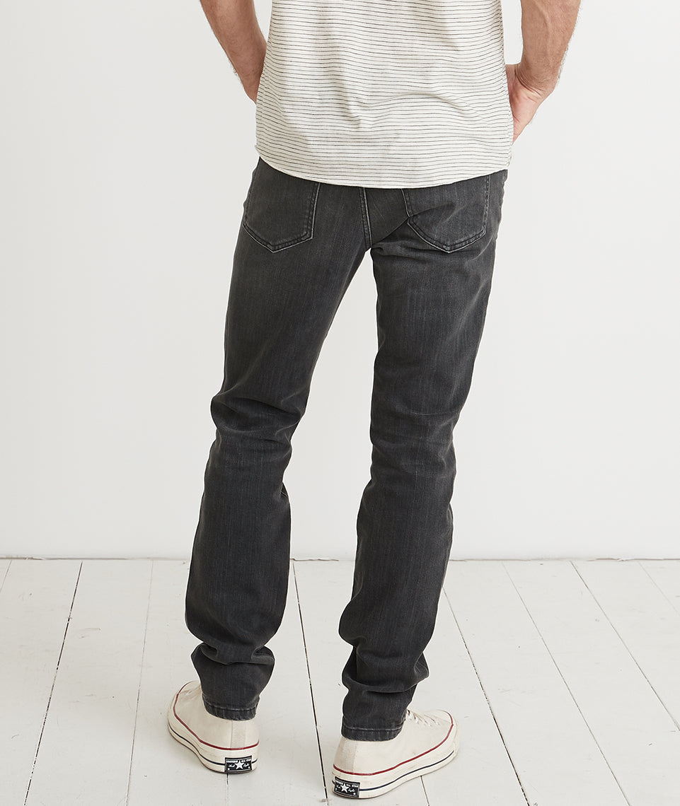Medium – Slim Marine Fit Layer Jean in Black Original