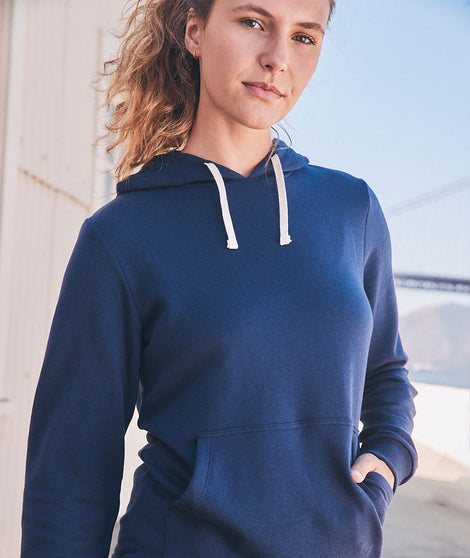 Women's Sunset Pullover Hoodie in True Navy