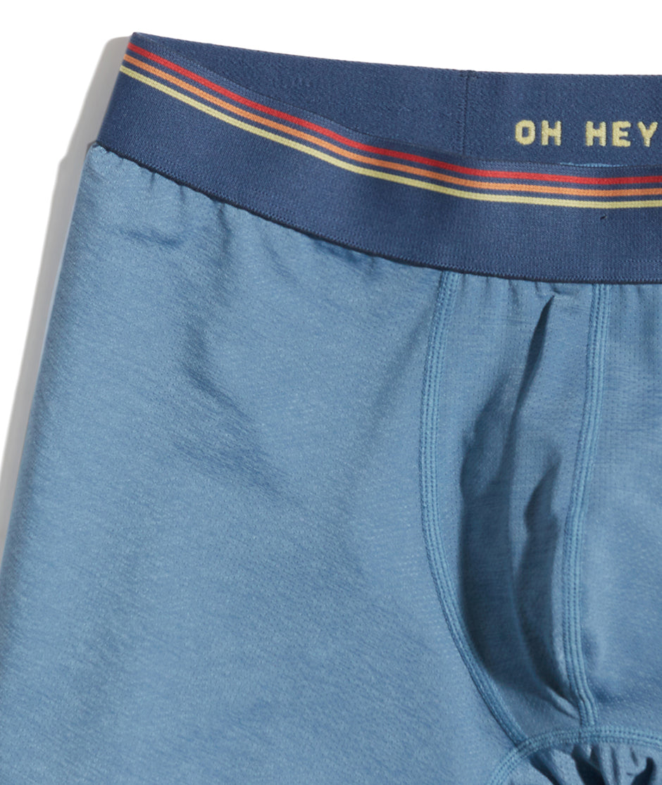 Air Boxer Brief in Dusty Blue