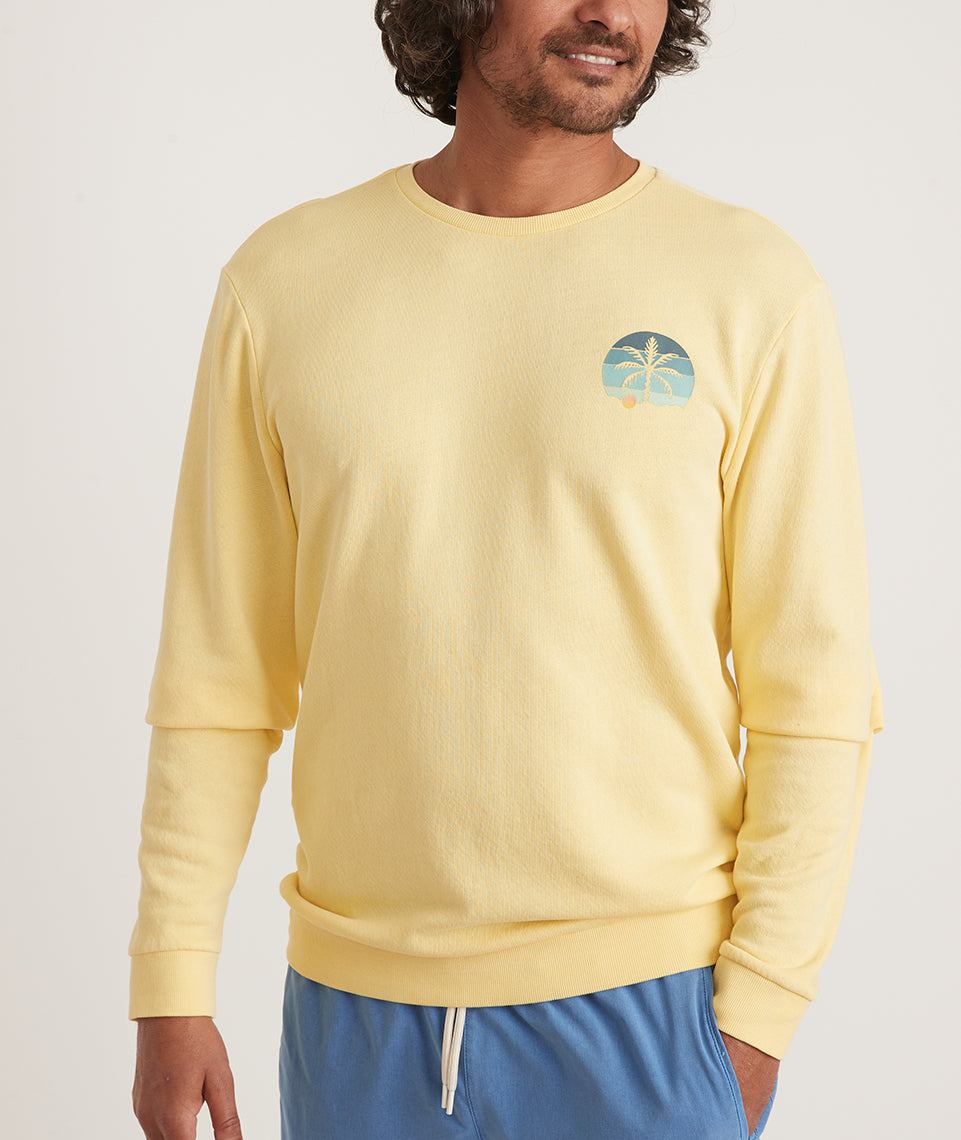 Vintage Terry Raglan Sweatshirt in Pale Banana – Marine Layer