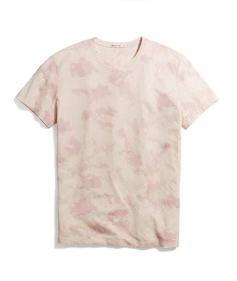 Signature Crew Tee in Dusty Orchid Tie Dye
