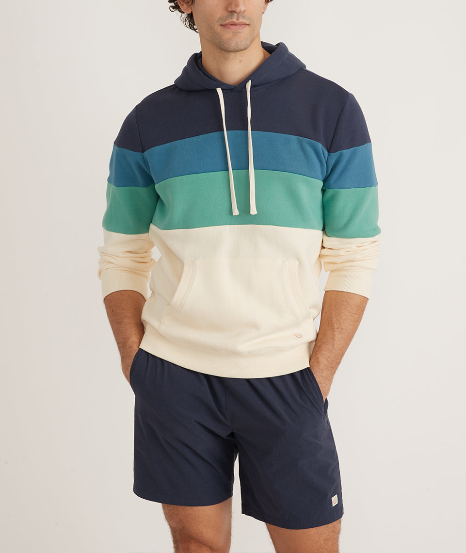Colorblock – Mood in Marine Pullover Indigo Layer Hoodie Colorblock
