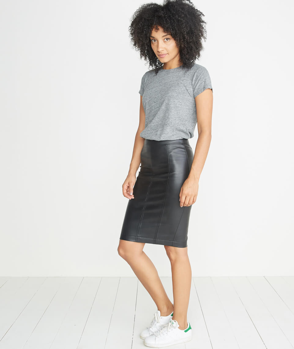 Ginger Leather Skirt – Marine Layer