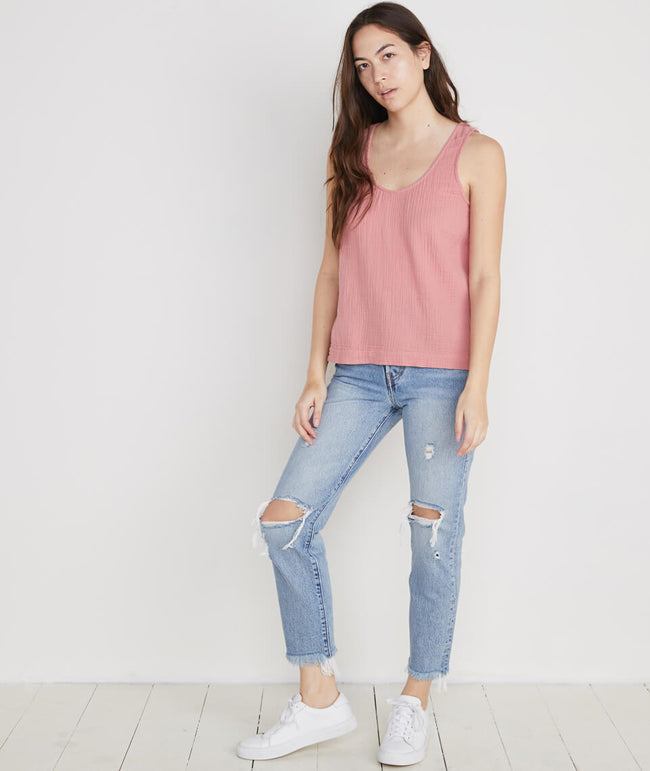 Jackie Tank in Dusty Rose – Marine Layer