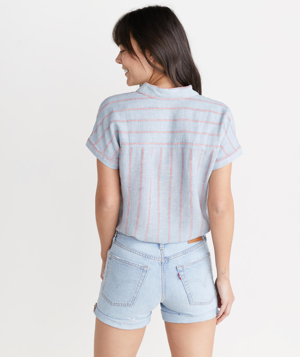 Levi's 501 long shorts north beach blues cheap