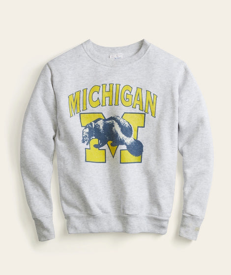 Michigan College Crew Sweatshirt