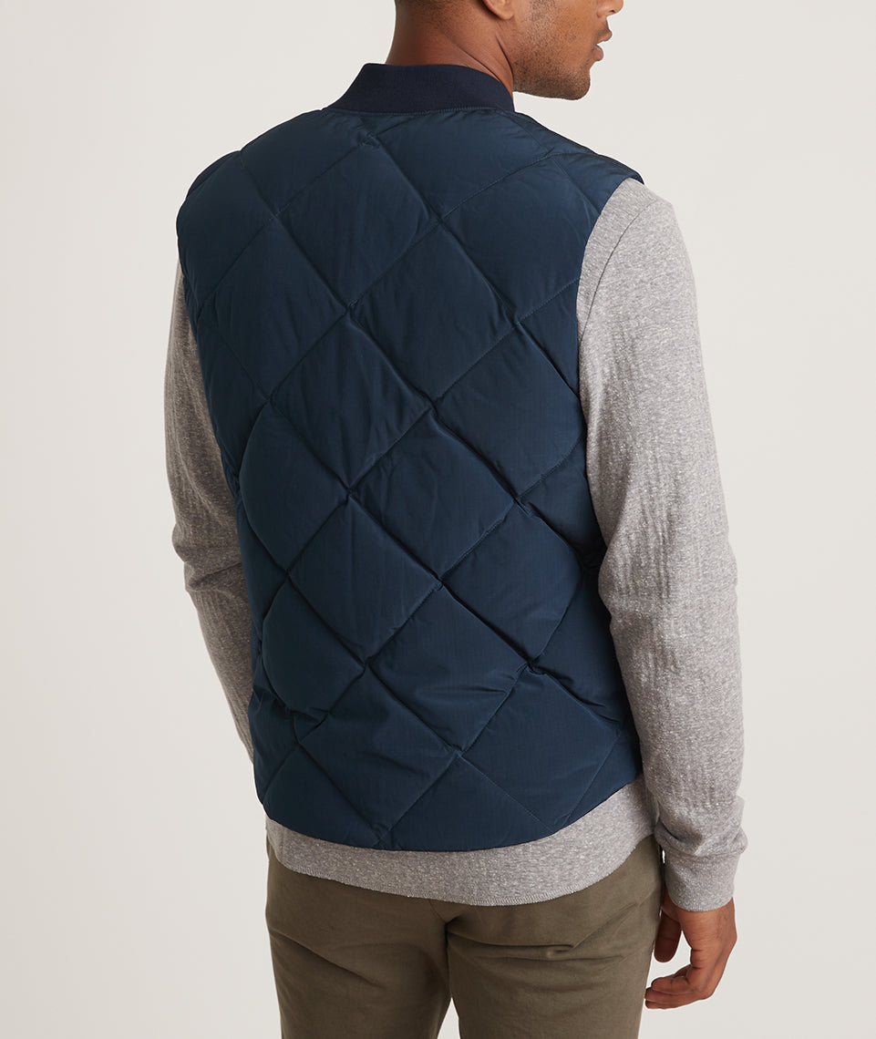 sleeveless puffer vest